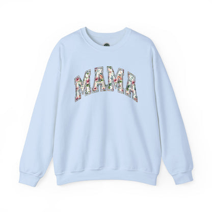 Floral Mama - Heavy Blend™ Crewneck Sweatshirt