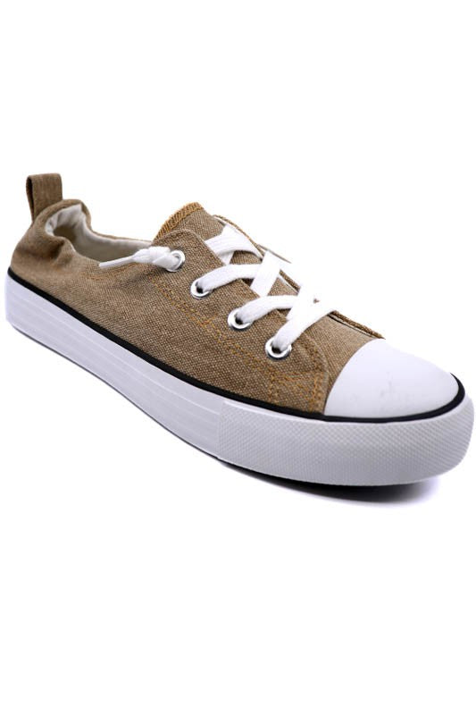 Low Top Slip on Fashion Sneaker