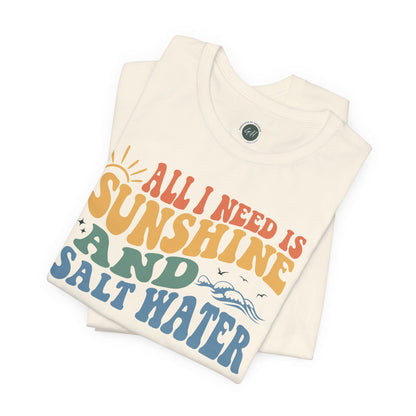 Sunshine & Salt Water - Jersey Short Sleeve Tee