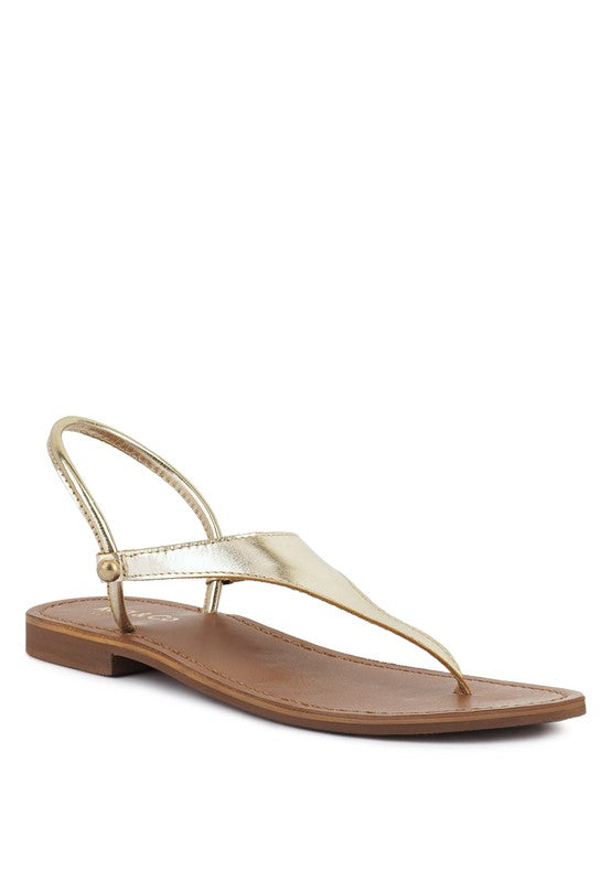 MADELINE Flat Thong Sandals