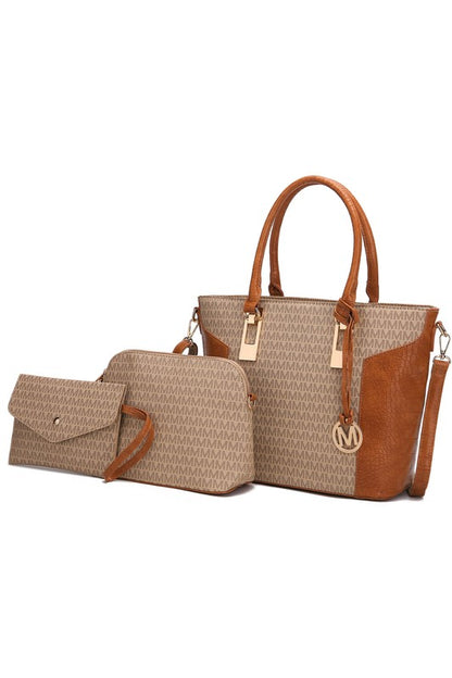 MKF Shonda Tote with Cosmetic Pouch & Wristlet Mia