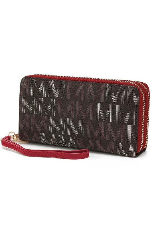 MKF Hofstra M Signature Wallet Wristlet by Mia K