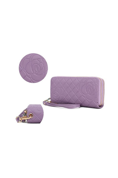 MKF Honey Genuine Leather Embossed Wallet by Mia K