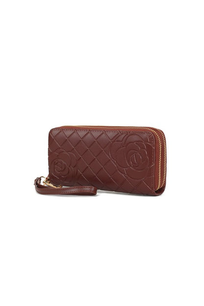 MKF Honey Genuine Leather Embossed Wallet by Mia K
