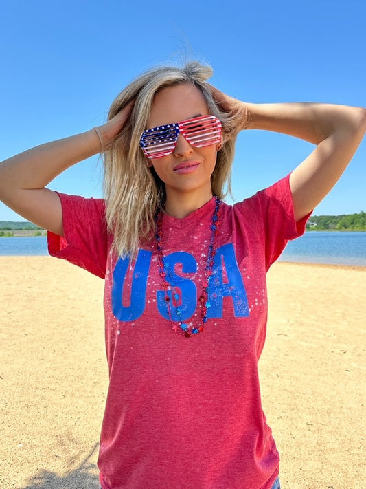 The USA Bleached Tee