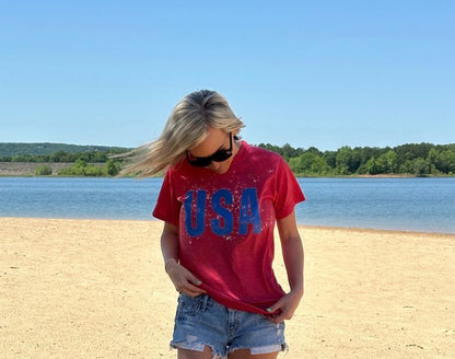 The USA Bleached Tee