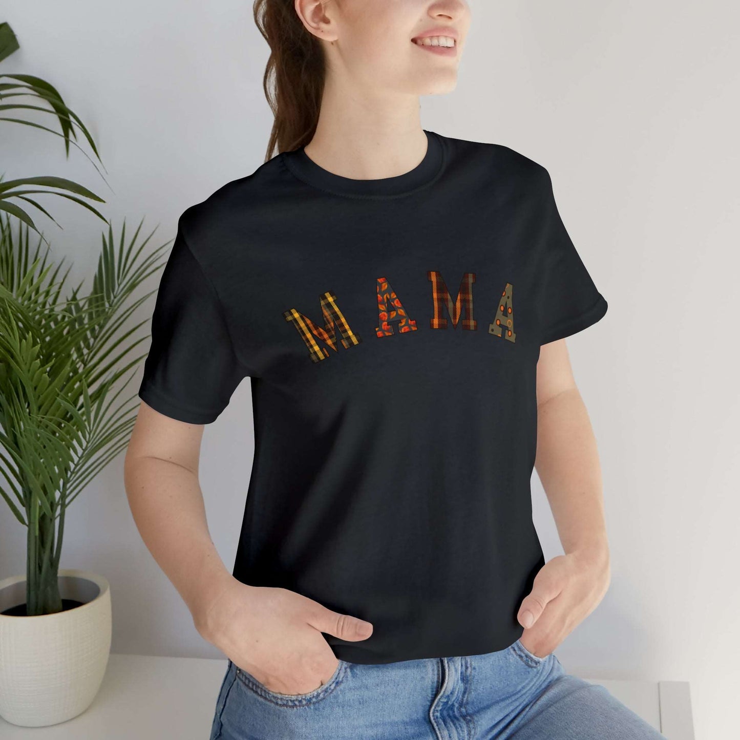 Mama - Jersey Short Sleeve Tee Vintage Black / XS