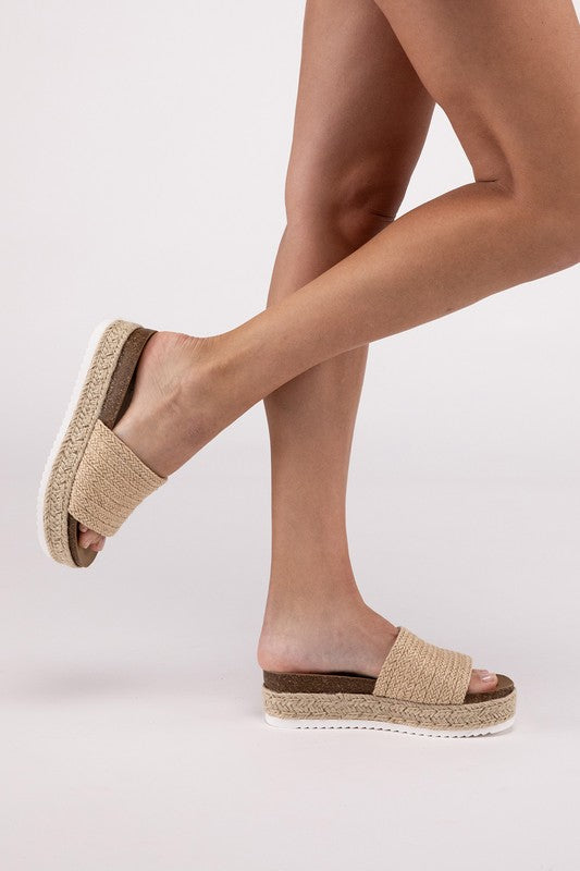 Process-S Espadrille Slide Sandals