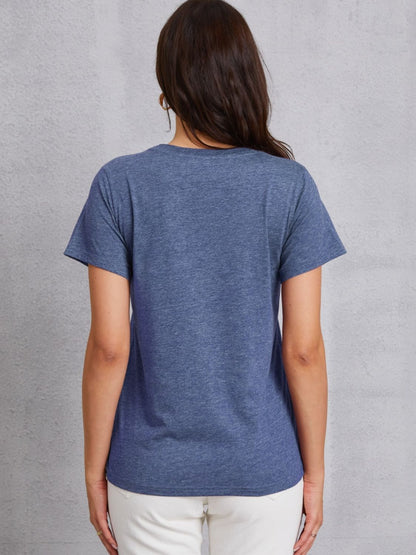 Round Neck Short Sleeve T-Shirt