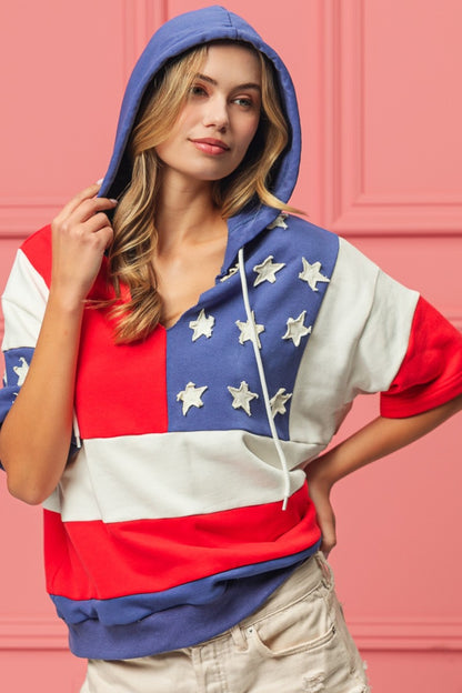 BiBi American Flag Theme Hoodie