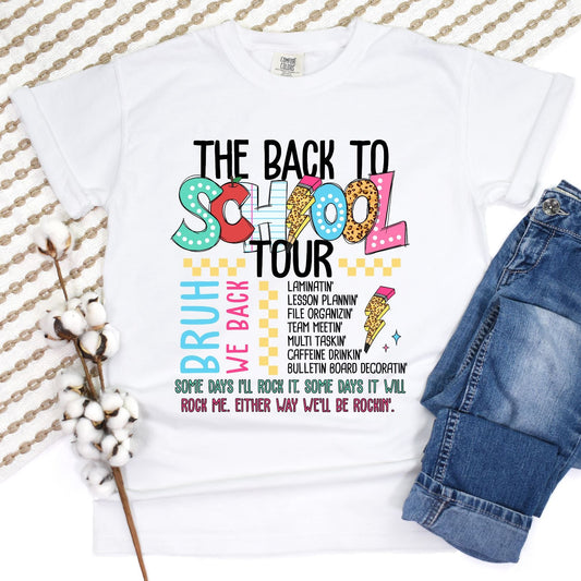 PREORDER: Back to School Tour Graphic Tee