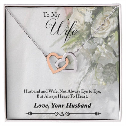 Interlocking Hearts Necklace For Her