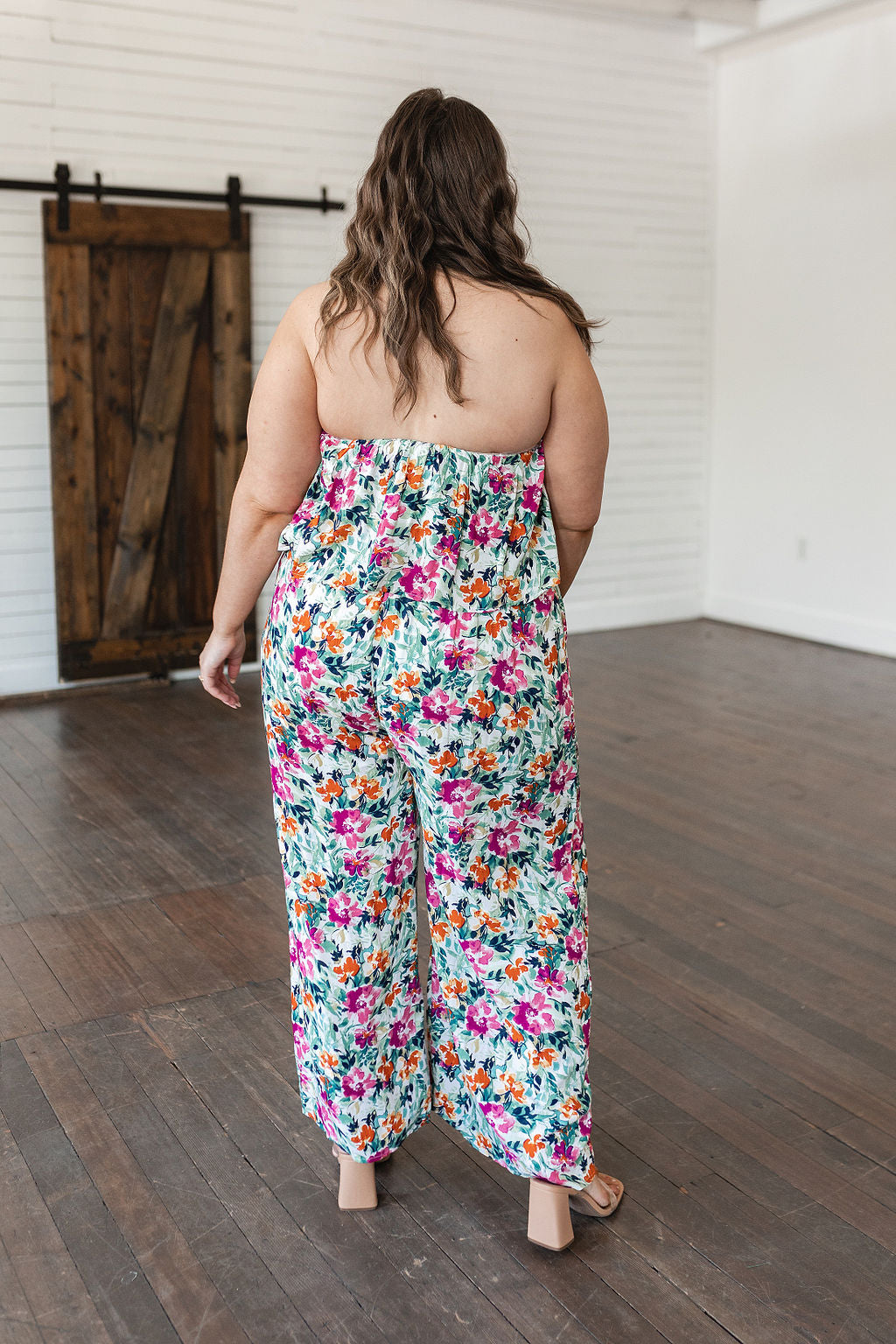 Life of the Party Floral Jumpsuit in Green Floral