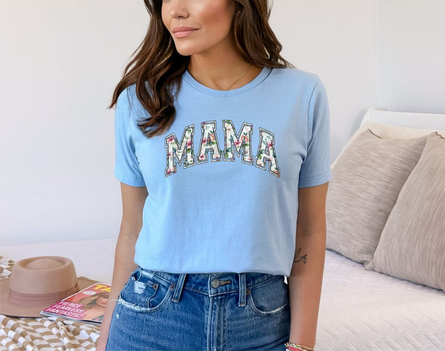 Floral Mama - Jersey Short Sleeve Tee