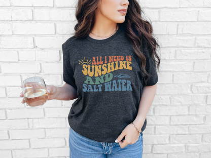 Sunshine & Salt Water - Jersey Short Sleeve Tee