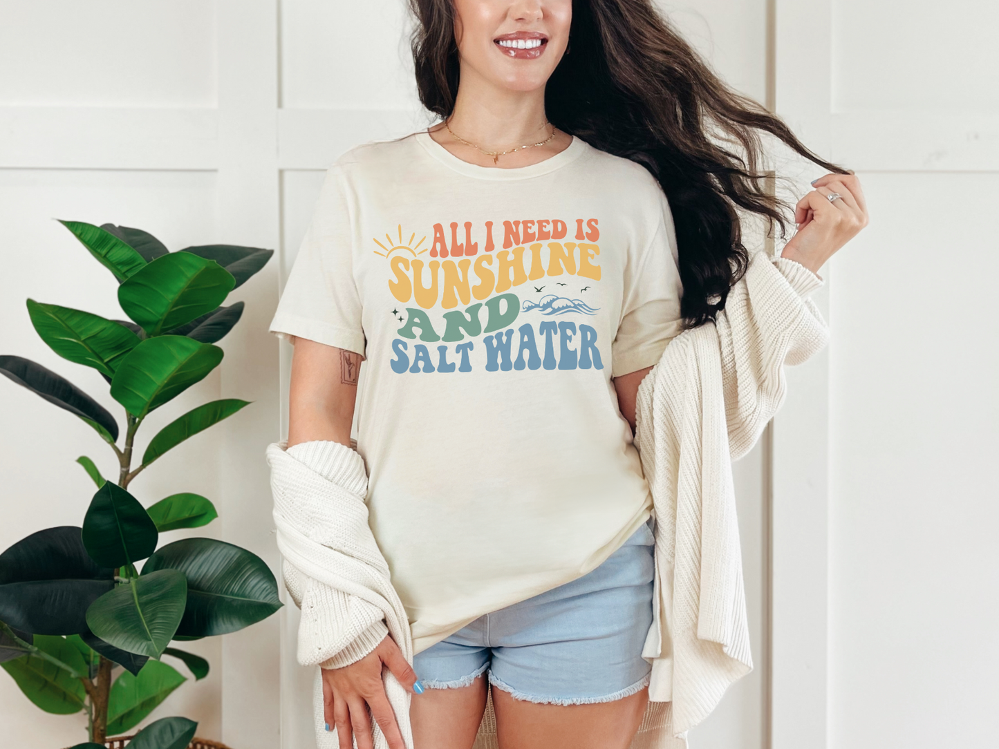 Sunshine & Salt Water - Jersey Short Sleeve Tee