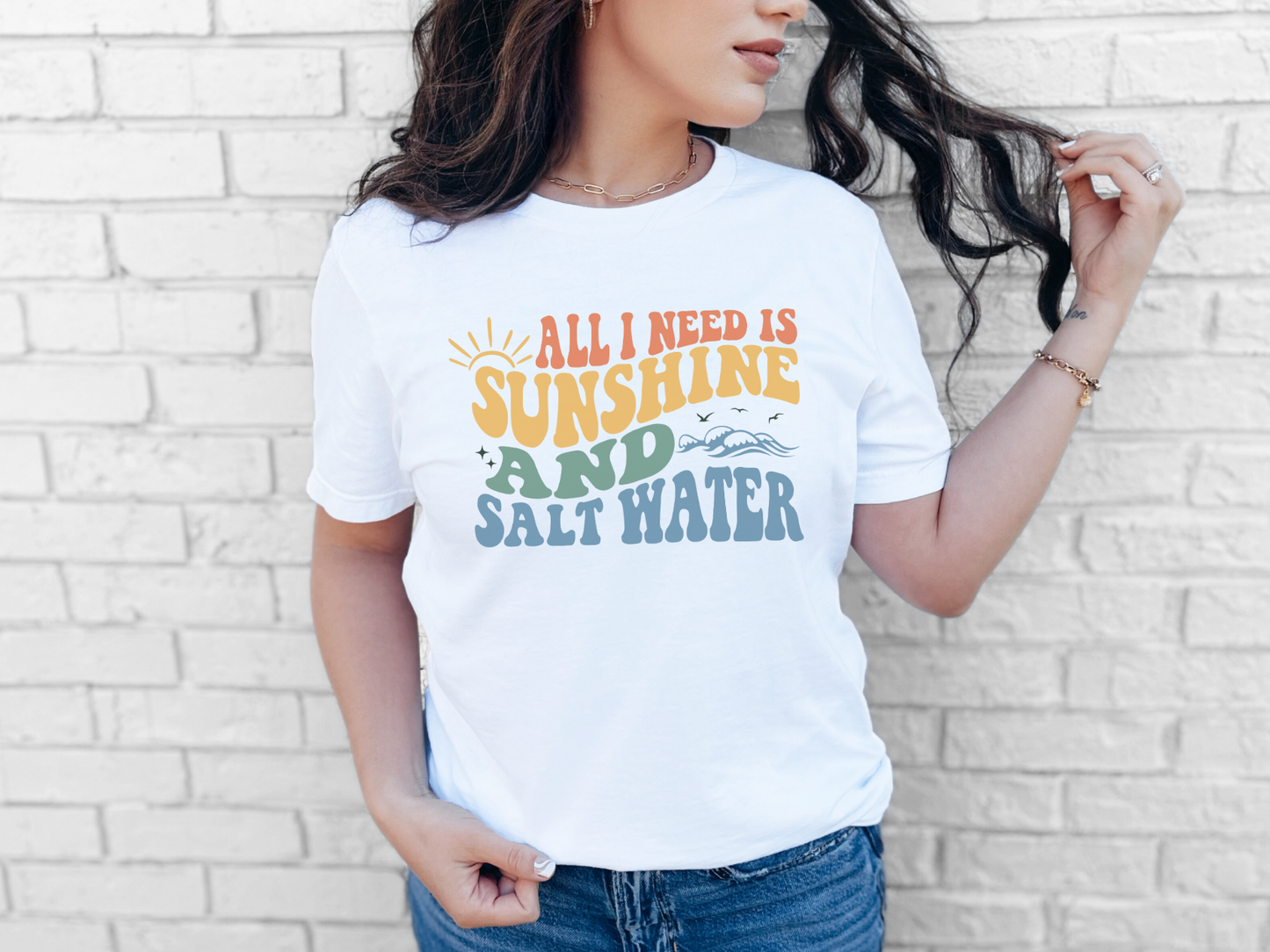 Sunshine & Salt Water - Jersey Short Sleeve Tee