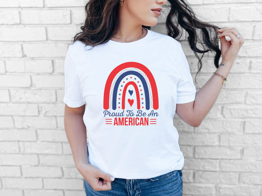 Proud To Be An American - Jersey Short Sleeve Tee