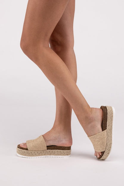 Process-S Espadrille Slide Sandals