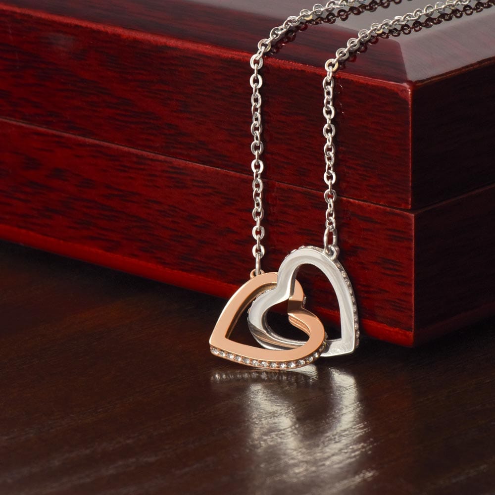 Interlocking Hearts Necklace For Her