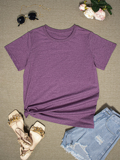 Round Neck Short Sleeve T-Shirt