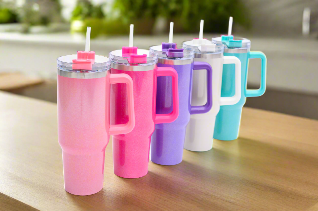 Insulated Shimmer Tumbler in Five Colors