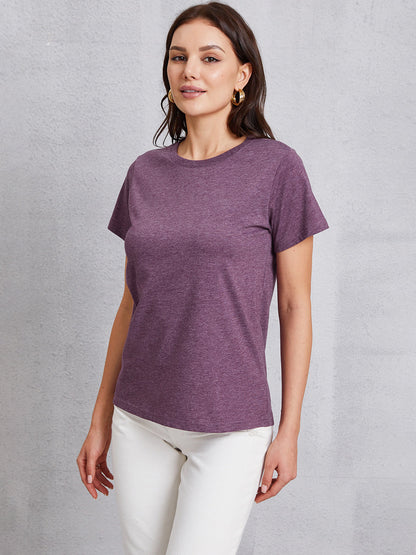 Round Neck Short Sleeve T-Shirt