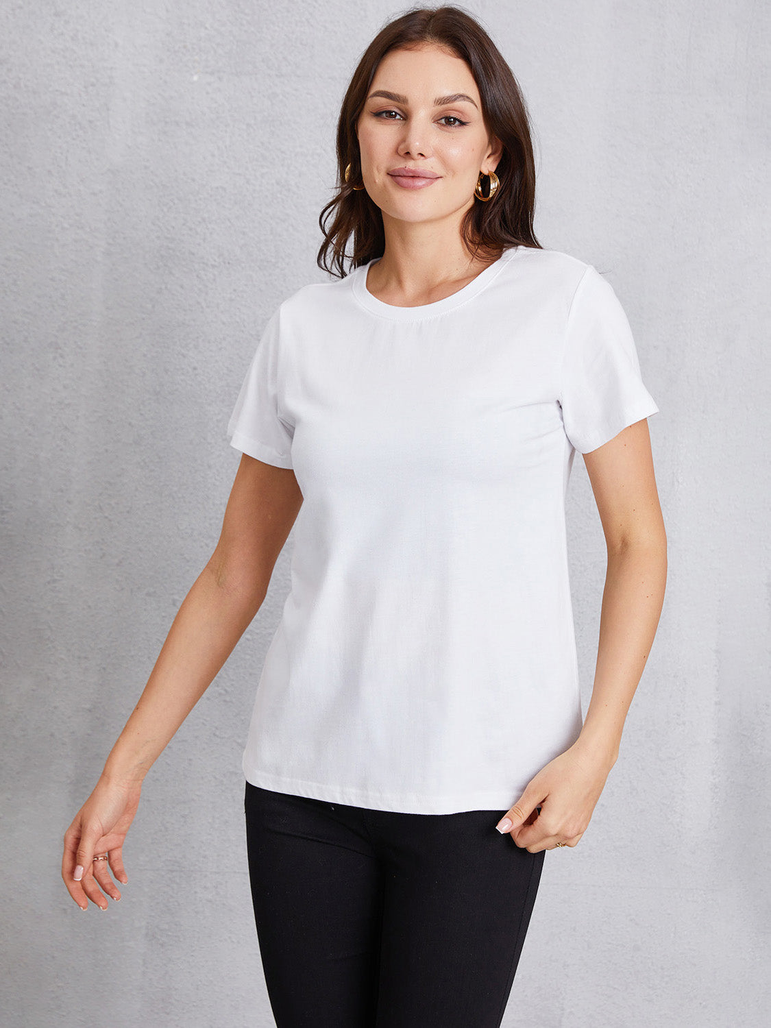 Round Neck Short Sleeve T-Shirt