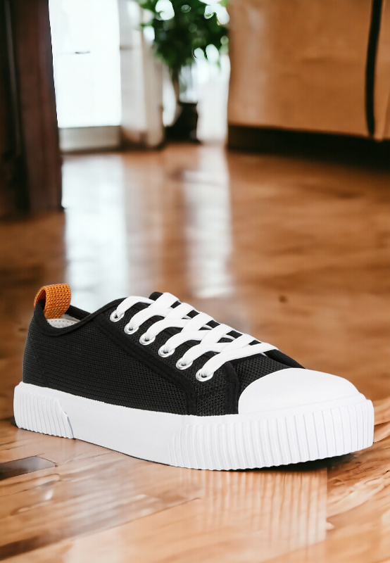 Sway Chunky Sole Knitted Textile Sneakers