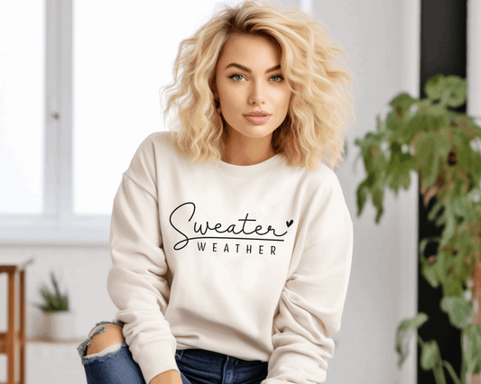 Sweater Weather - Unisex Heavy Blend™ Crewneck Sweatshirt S / Sand