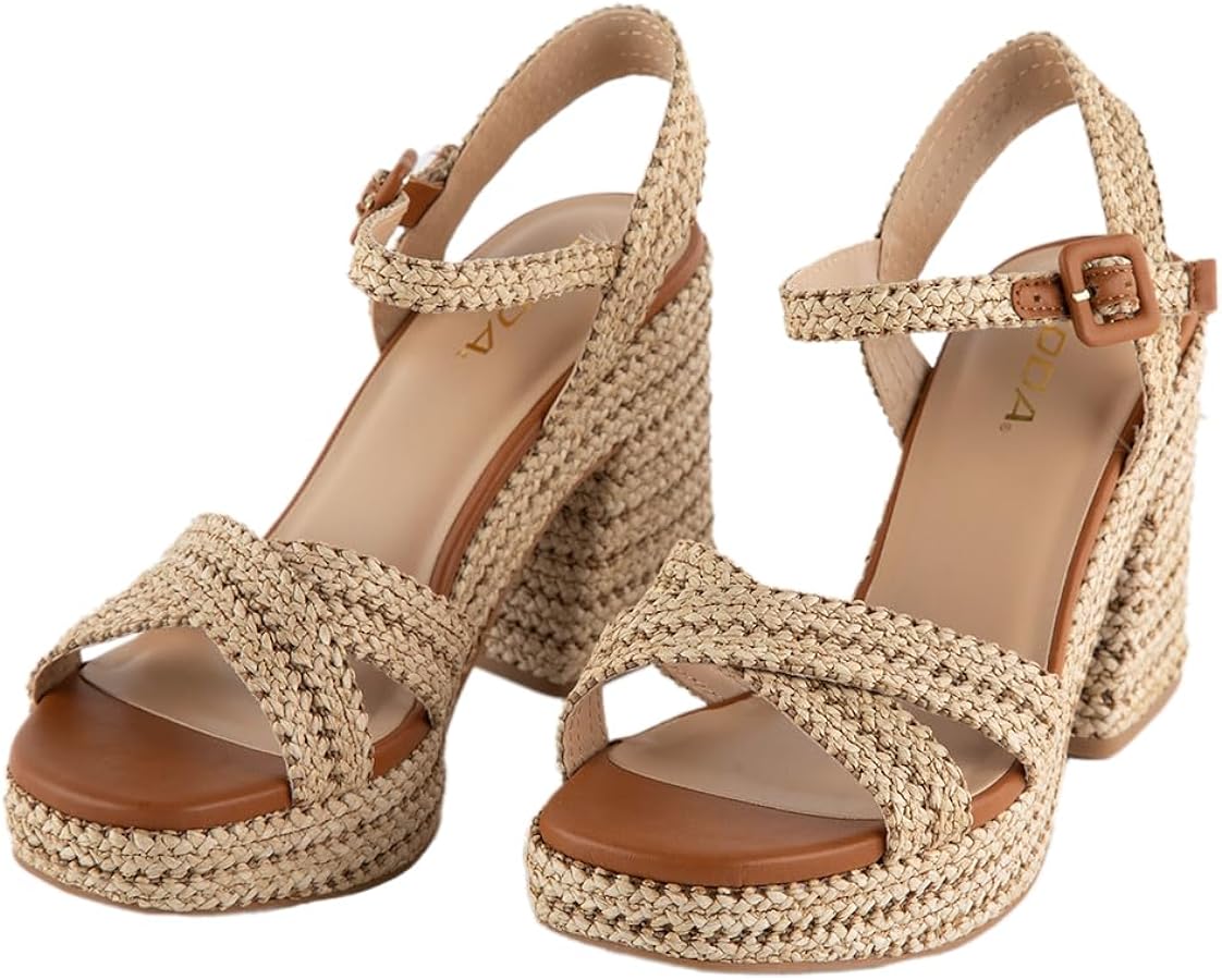 Bon Voyage Rope Woven Heel Shoes