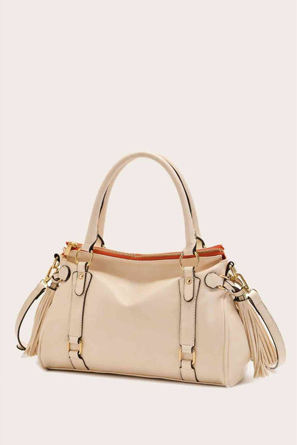 My Favorite Vegan Leather Handbag Ivory / One Size