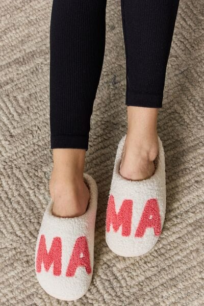 Melody MAMA Pattern Cozy Slippers MAMA / S