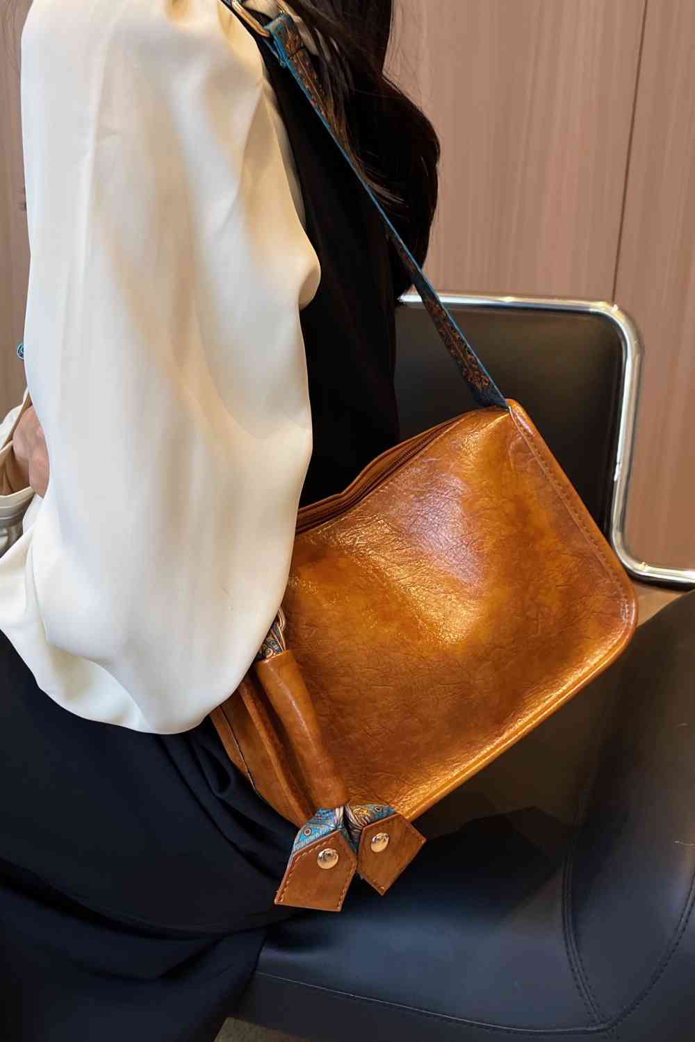 Adored Vegan Leather Crossbody Bag