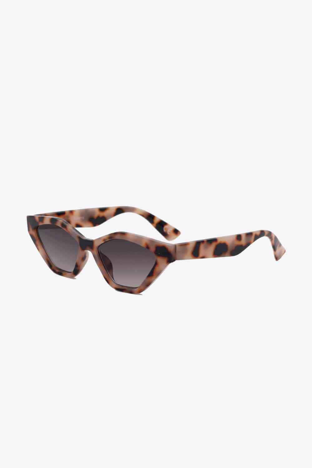 Cat Eye Polycarbonate Sunglasses Leopard / One Size
