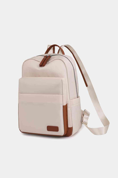 Medium Nylon Backpack Cream / One Size