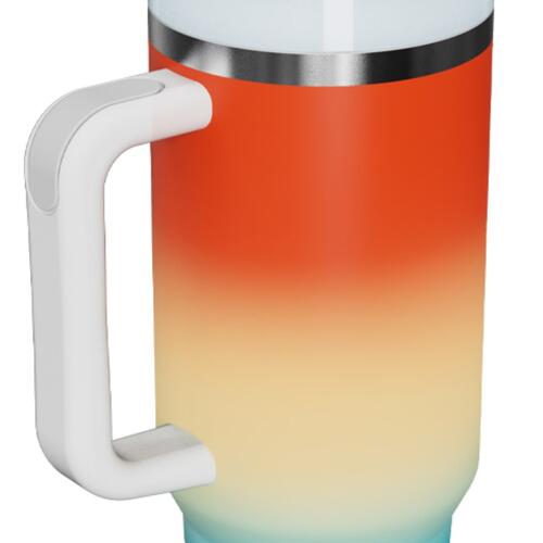 Gradient Multicolor Stainless Steel Tumbler Orange / One Size