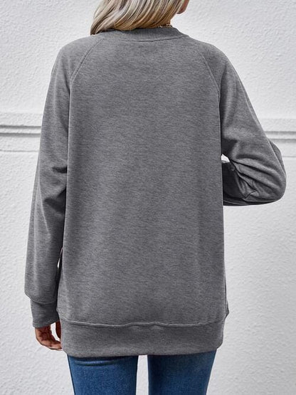 Classic Round Neck Long Sleeve Sweatshirt