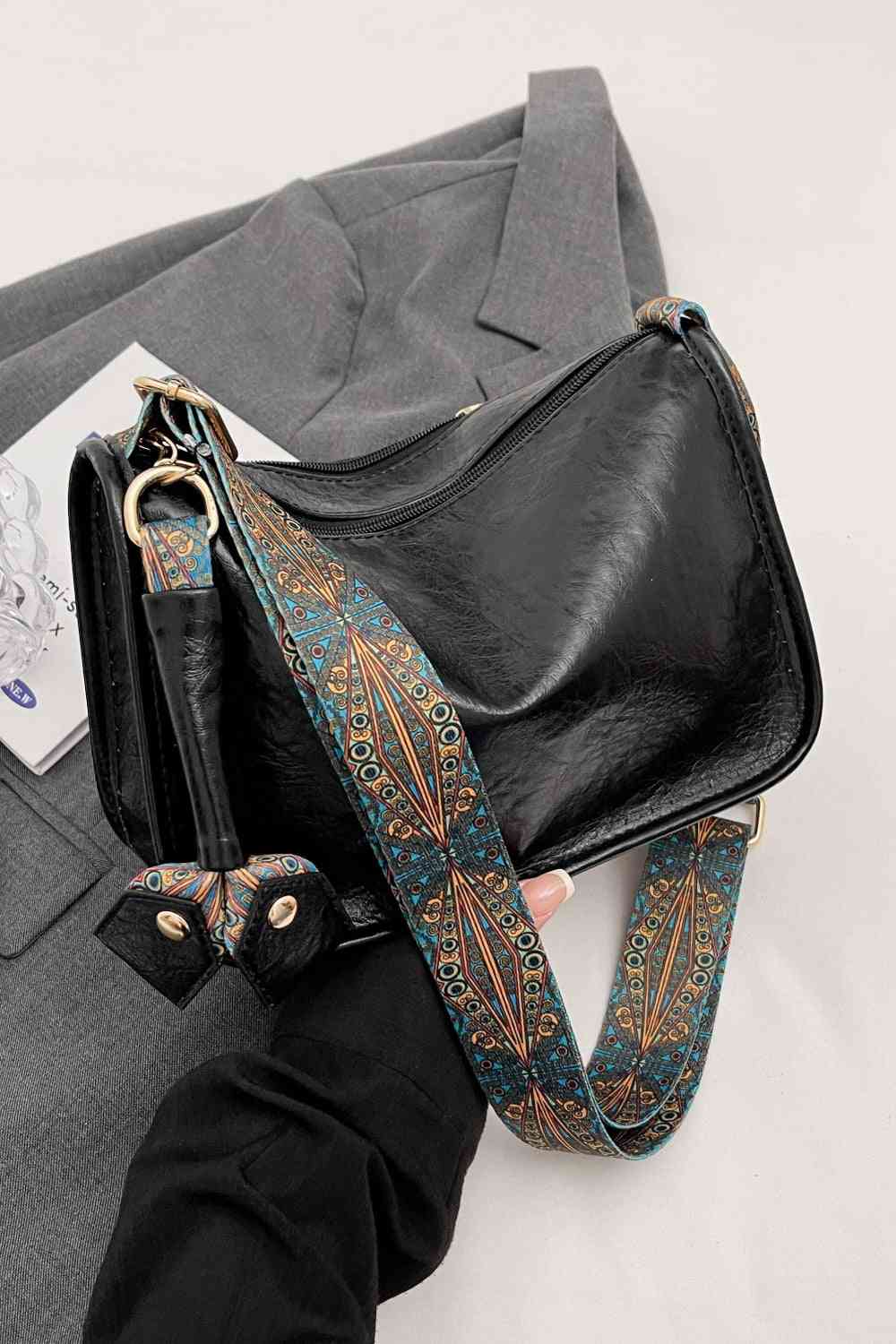 Adored Vegan Leather Crossbody Bag