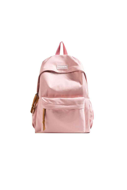 Adored Fashion Polyester Backpack Peach / One Size