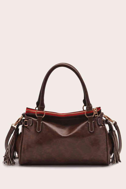 My Favorite Vegan Leather Handbag Coffee Brown / One Size