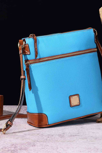 Square Vegan Leather Crossbody Bag