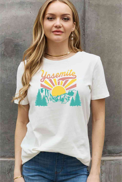 Simply Love Full Size YOSEMITE Graphic Cotton Tee