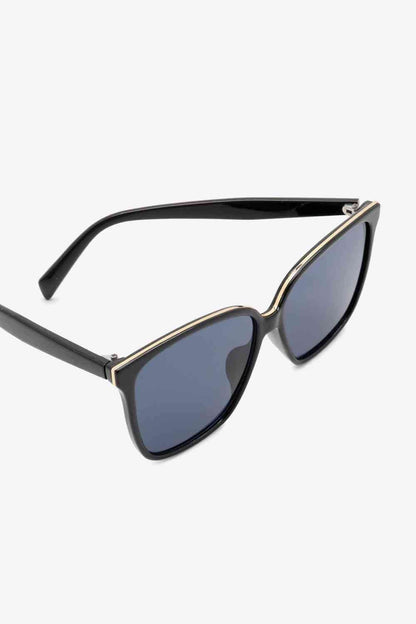 Polycarbonate Frame Wayfarer Sunglasses Dusty  Blue / One Size