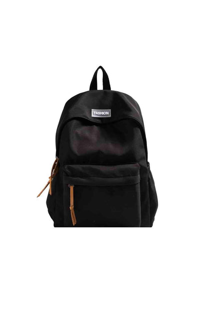 Adored Fashion Polyester Backpack Black / One Size