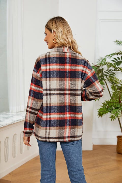 Collared Plaid Shacket