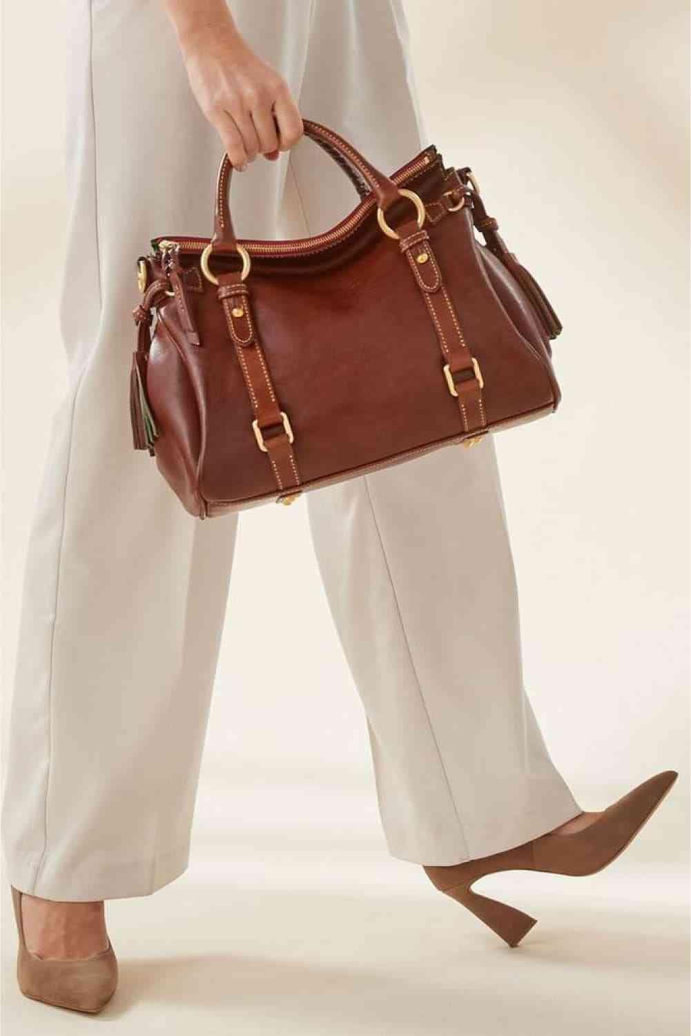 My Favorite Vegan Leather Handbag Chestnut / One Size