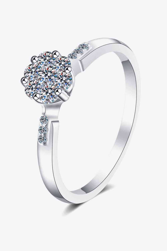 Create Your Dream Life Moissanite Ring Silver / 5