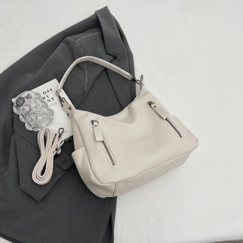 Medium Vegan Leather Shoulder Bag