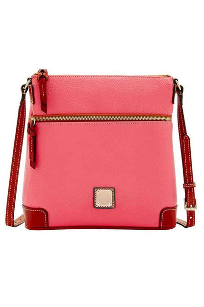 Square Vegan Leather Crossbody Bag Strawberry / One Size